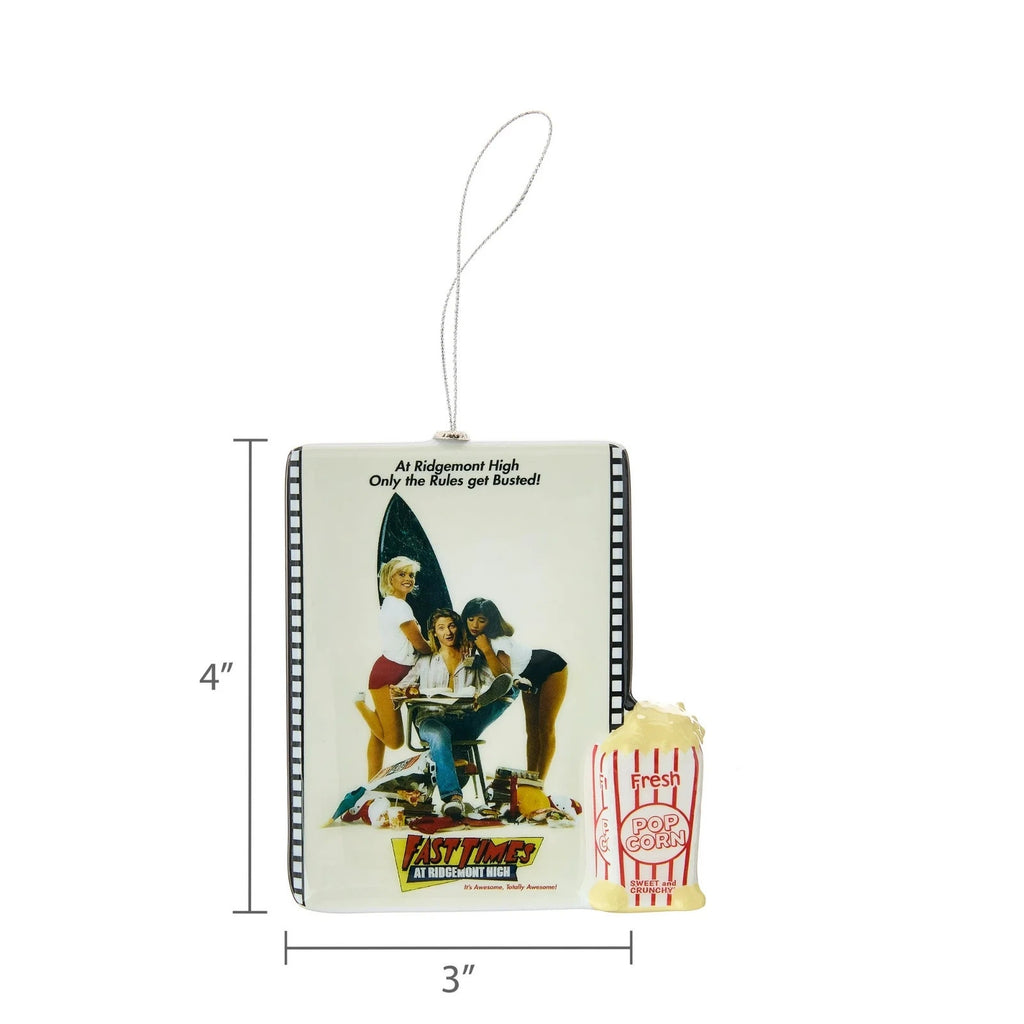 NWT Fast Times at Ridgemont High Movie Poster Holiday Ornament
