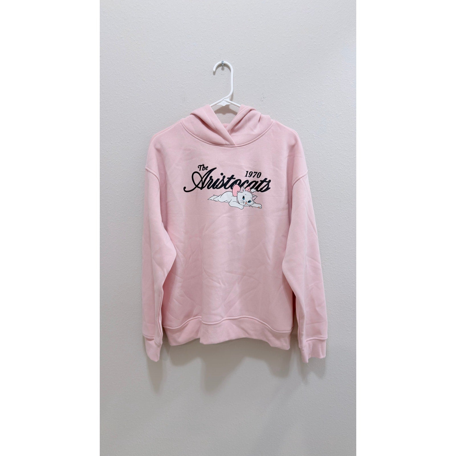 NWT Primark x Disney The Aristocats Marie Pastel Pink Hoodie - Large