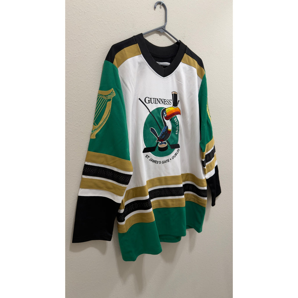 Guinness Toucan Hockey Jersey Men's Medium NWT St James's Gate Dublin 1759