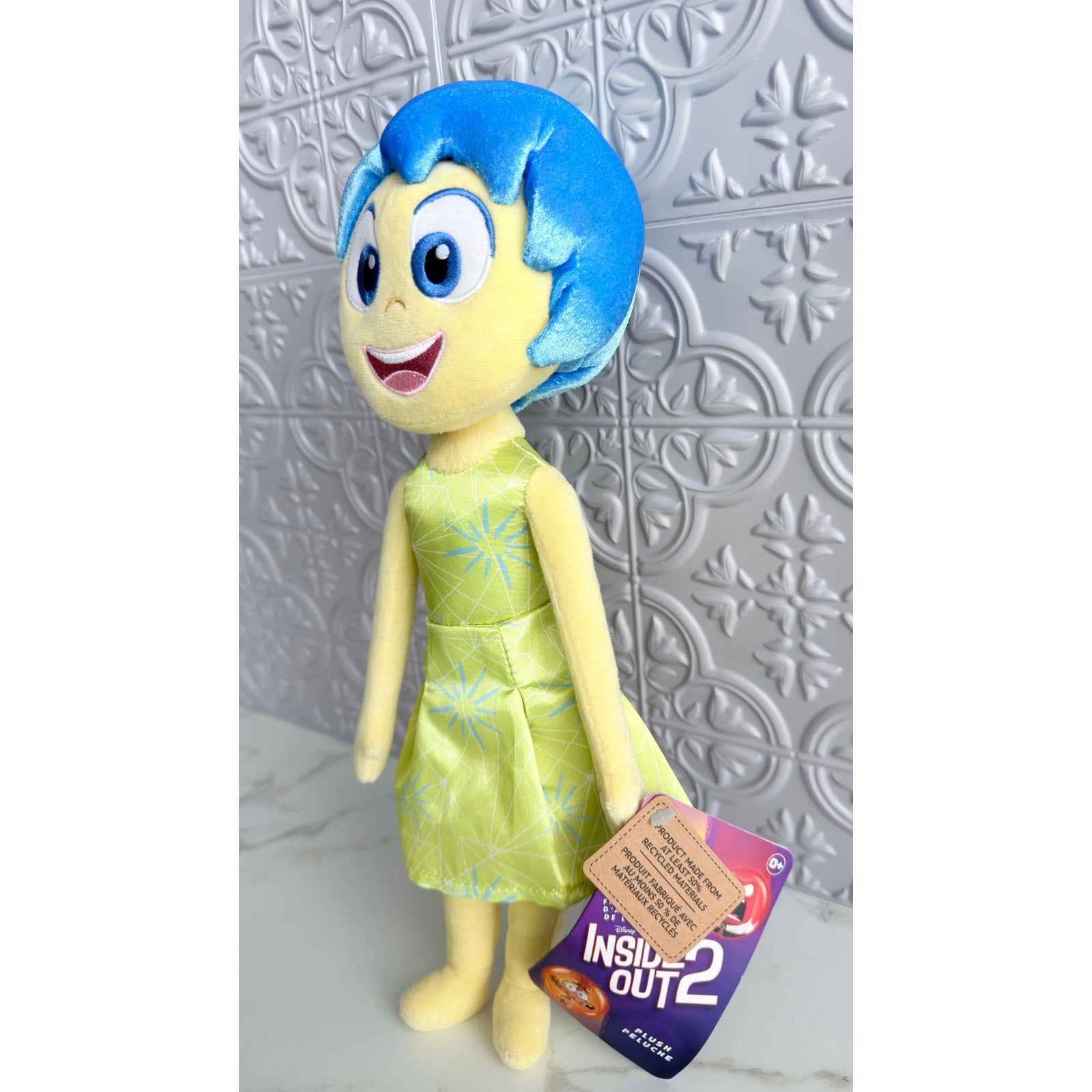 Disney Pixar Inside Out 2 Joy Plush 15" Medium Stuffed Animal NWT