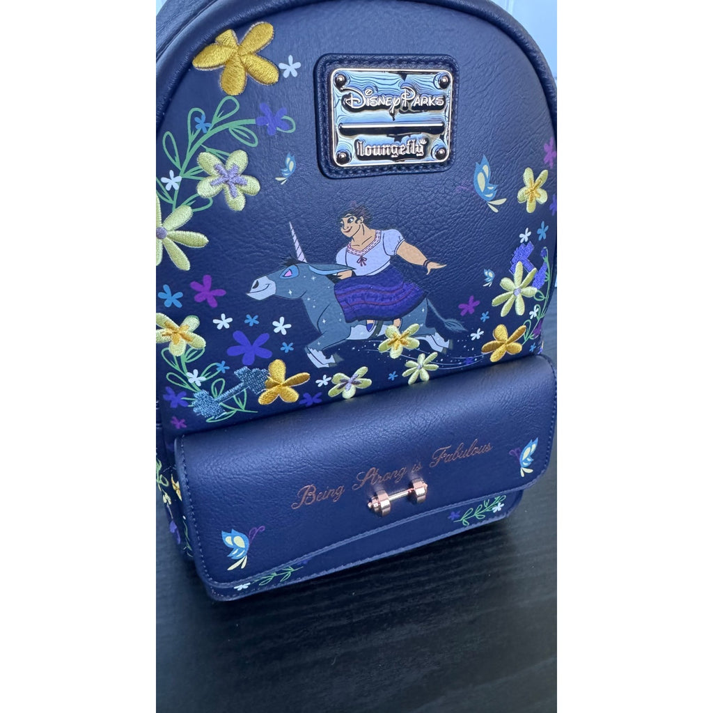 Disney Parks Loungefly Encanto Luisa Mini Backpack NEW
