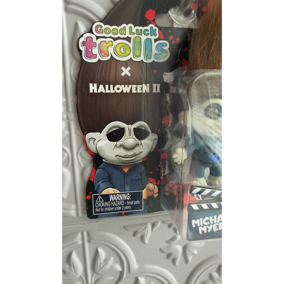 Good Luck Trolls x Halloween II Michael Myers Movie Icons Figure NEW