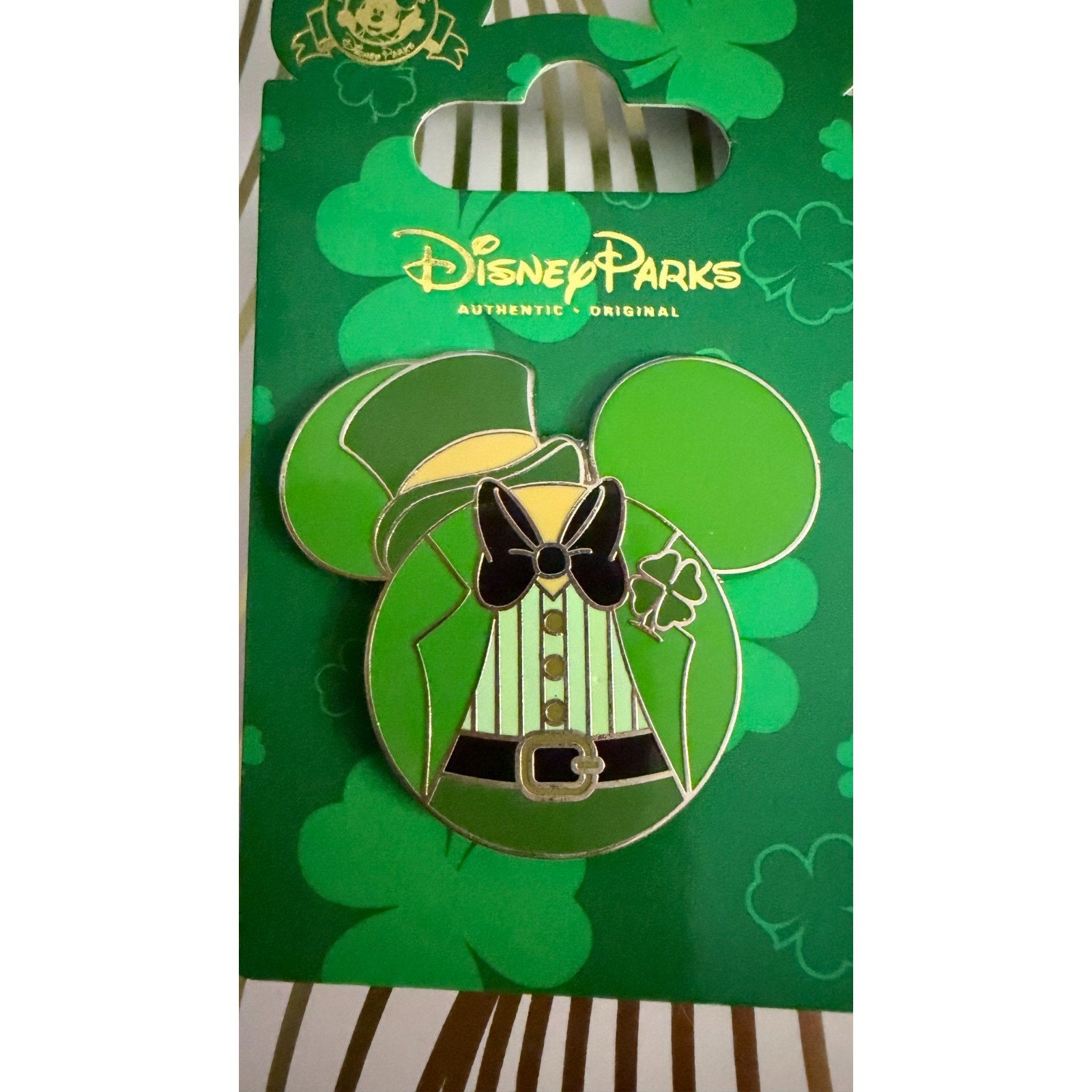 Disney Parks 2015 Mickey Mouse Leprechaun St. Patrick’s Day Pin
