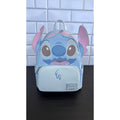 Disney Parks x Loungefly Stitch 626 Day Blue &Pink Waffle Texture Backpack NWT