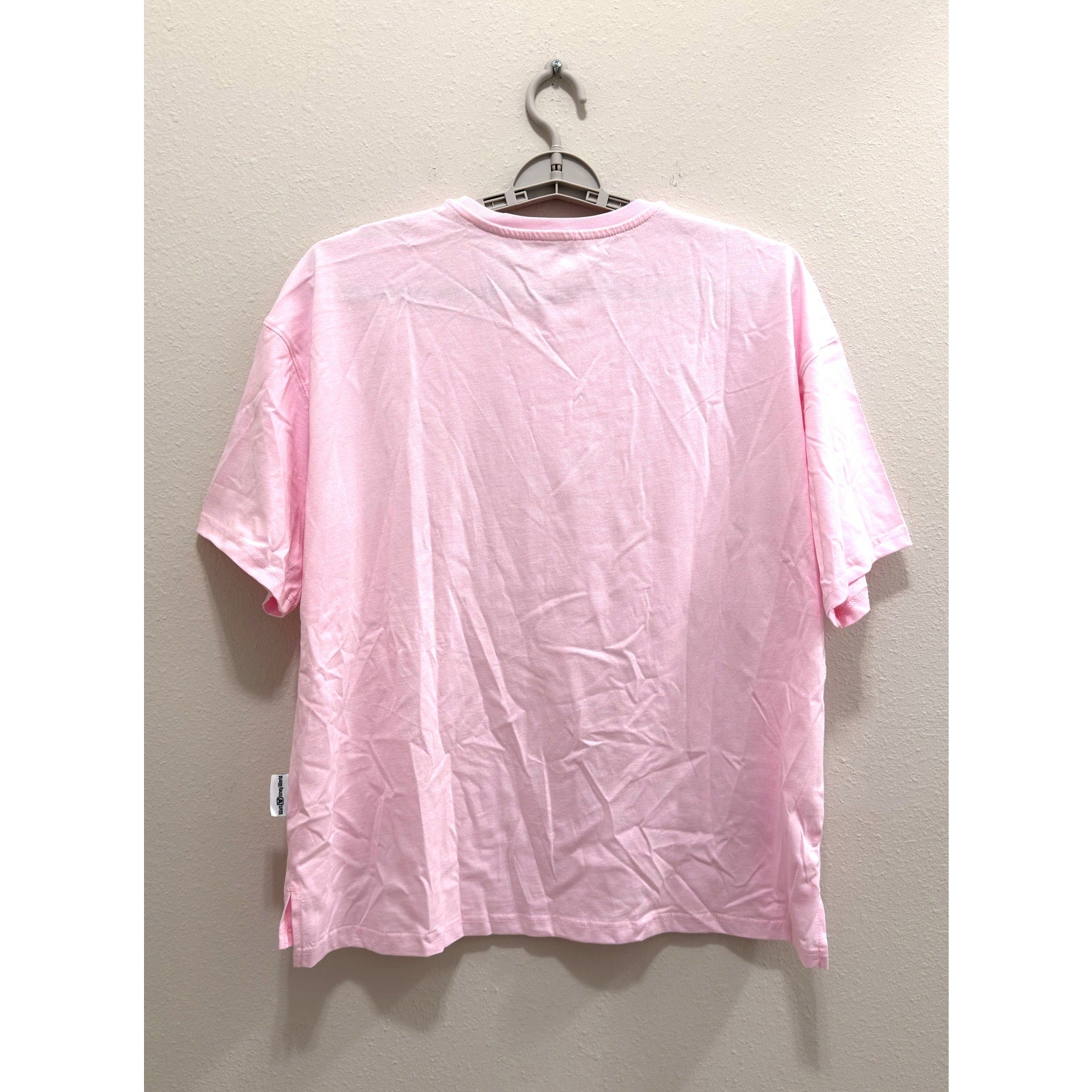 Disney Parks Women's Minnie Mouse Sequin Bow & Hearts Pink T-Shirt Large NWT