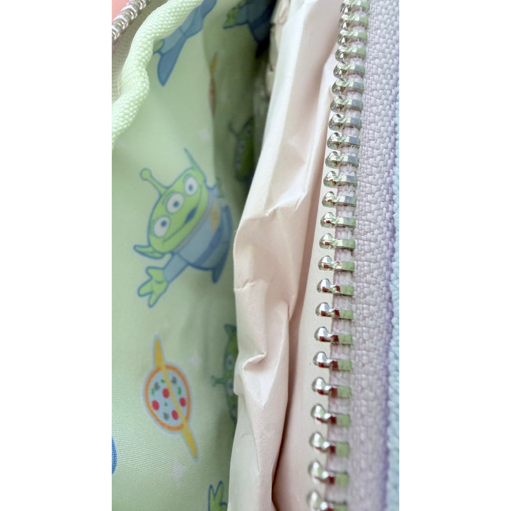 Loungefly x Disney Parks Toy Story Alien Pastel Corduroy Mini Backpack NWT