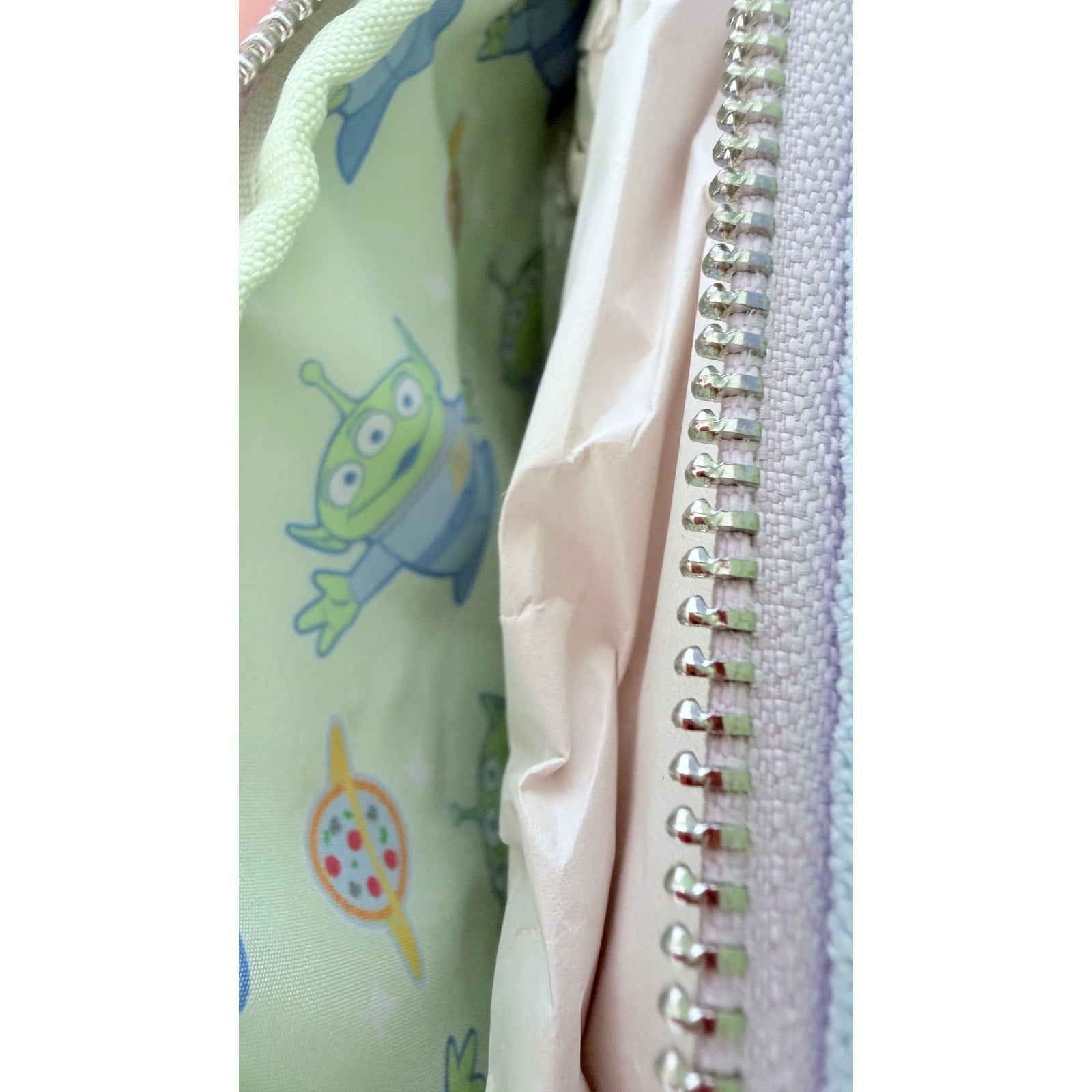 Loungefly x Disney Parks Toy Story Alien Pastel Corduroy Mini Backpack NWT