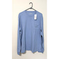 Vineyard Vines Men's Classic Whale Pocket Long Sleeve T-Shirt | Blue | Large