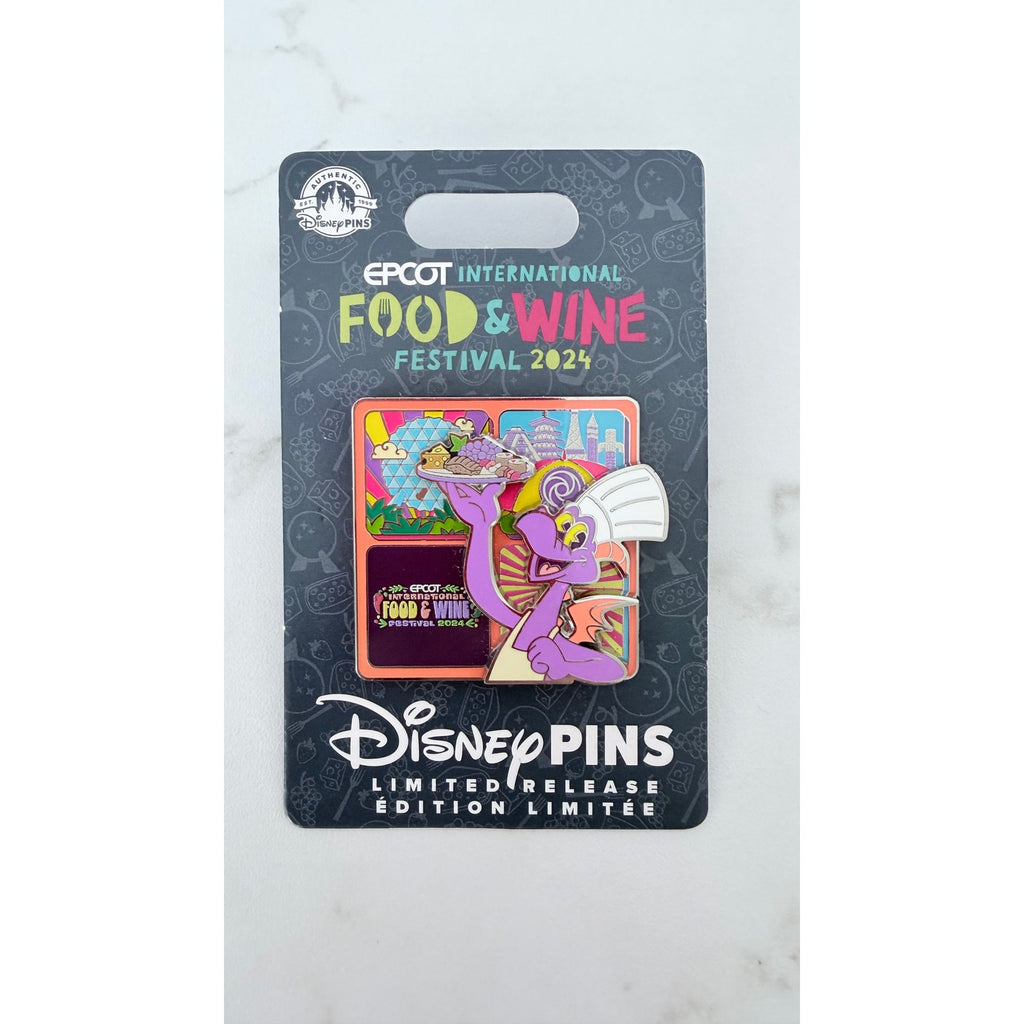 2024 EPCOT Food & Wine Festival Chef Figment Pin NEW