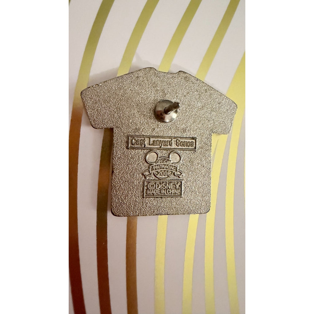 Disney Parks 2011 Hidden Mickey Cast Lanyard Series Genie T-Shirt Pin