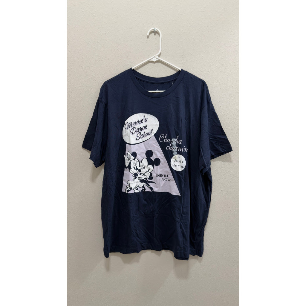NWT Disney Parks Minnie's Dance School Retro Tee Adults XL