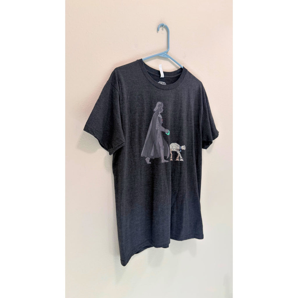 Disney Store Star Wars Darth Vader & AT-AT Graphic Tee – Large – NWT