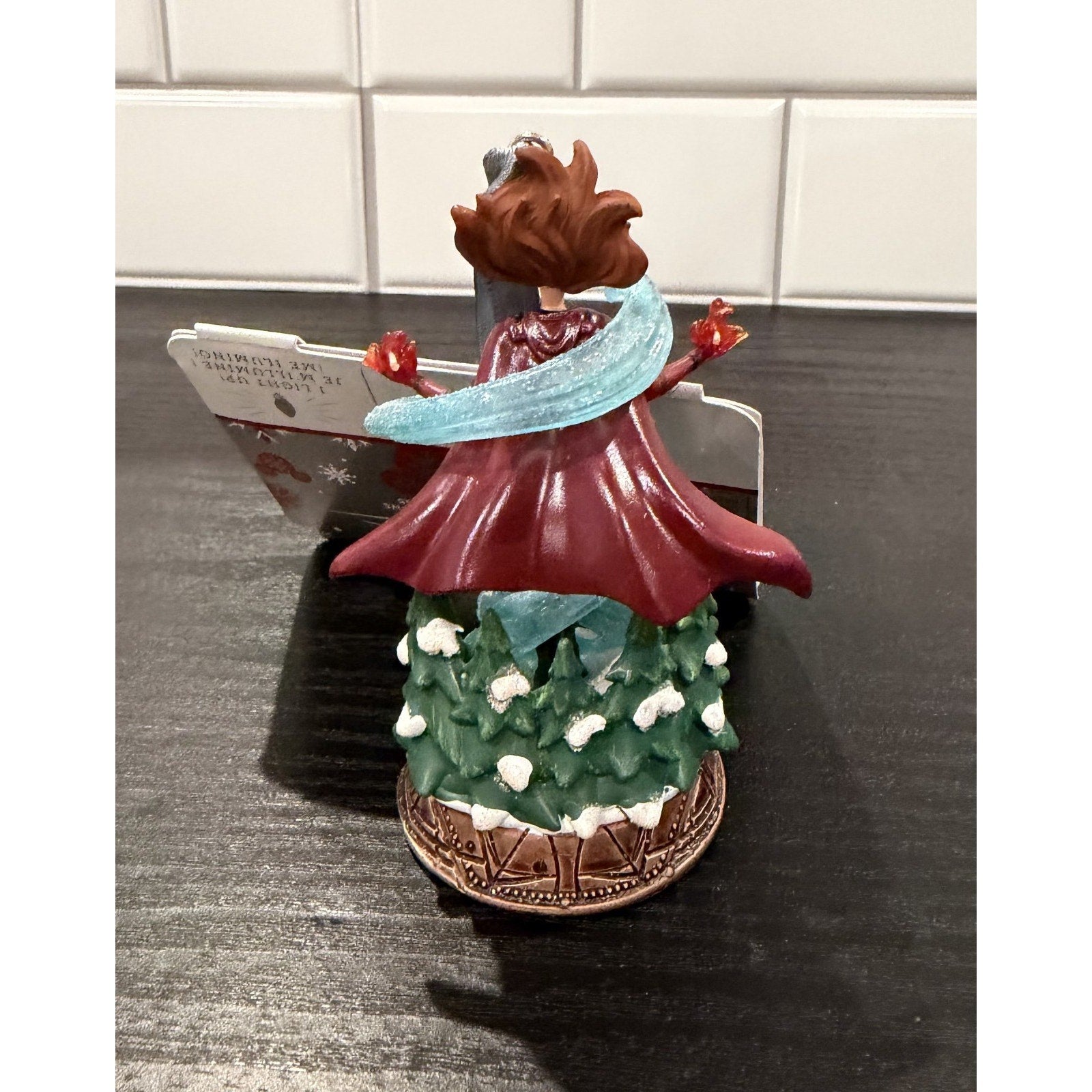 NWT Disney Scarlet Witch Light-Up Living Magic Sketchbook Ornament