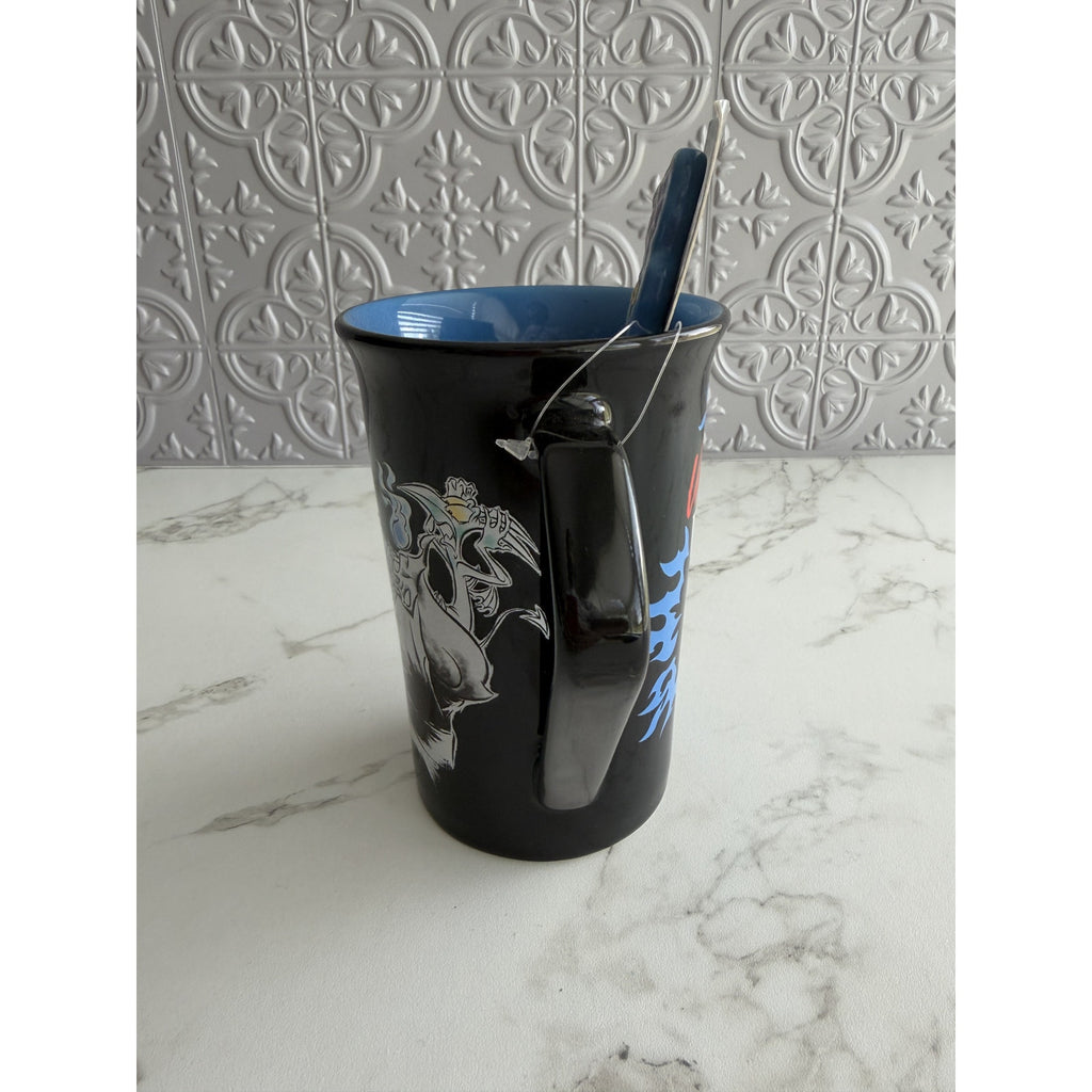 Disney Villains Hercules Hades Under World's Best Boss Mug & Spoon Set 19 oz NEW