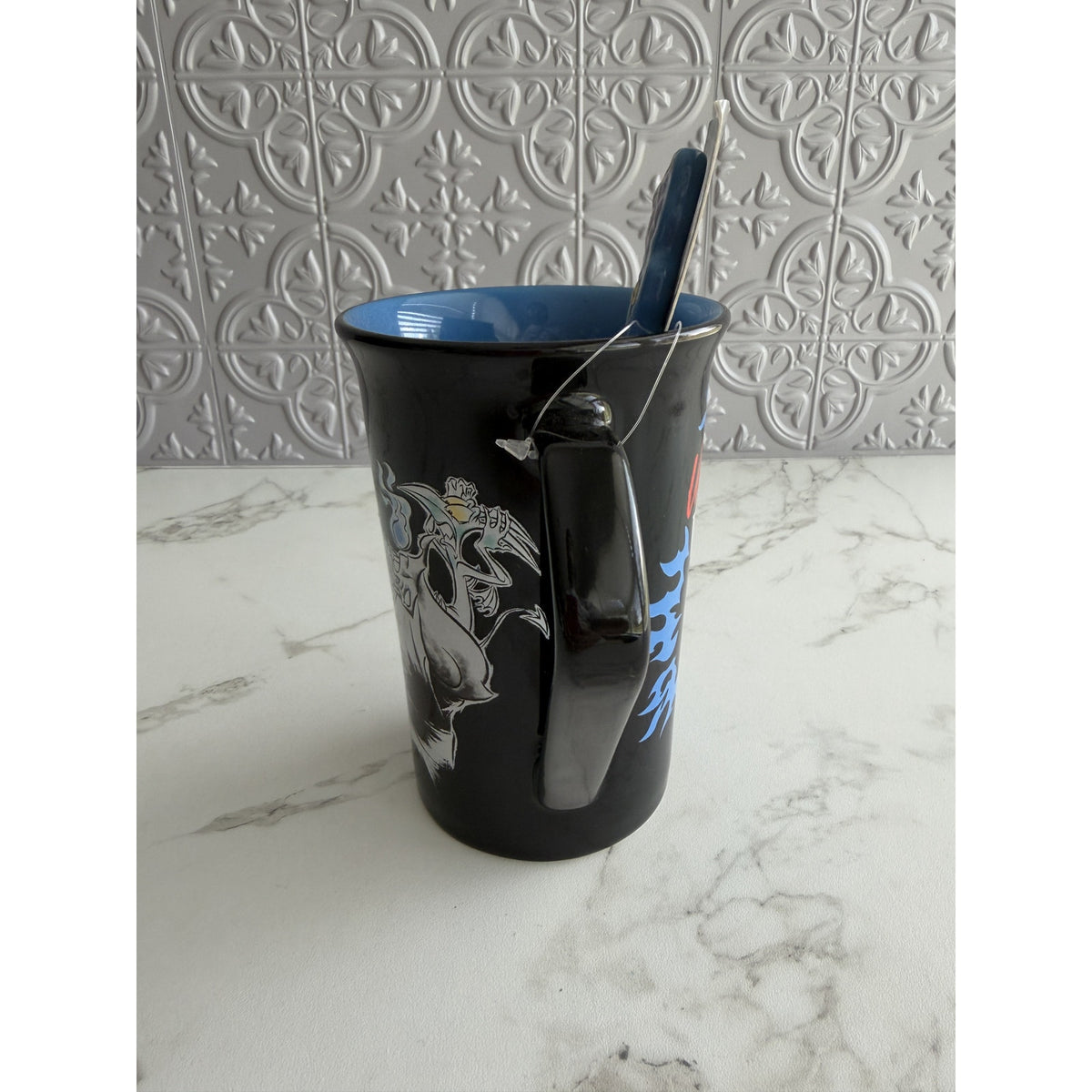 Disney Villains Hercules Hades Under World's Best Boss Mug & Spoon Set 19 oz NEW