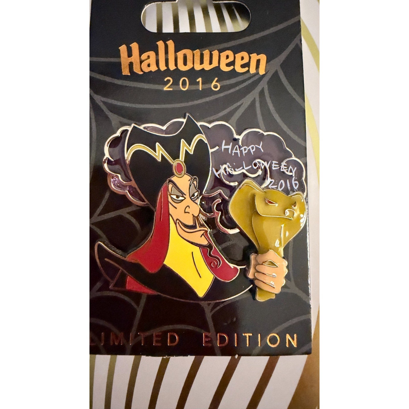 Disney Parks 2016 Happy Halloween Jafar Limited Edition Pin - LE 3000
