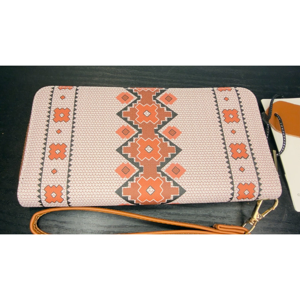 Women’s Ultra Thin Slim Western Wallet - Long Bifold Clutch & Card Holder - NEW