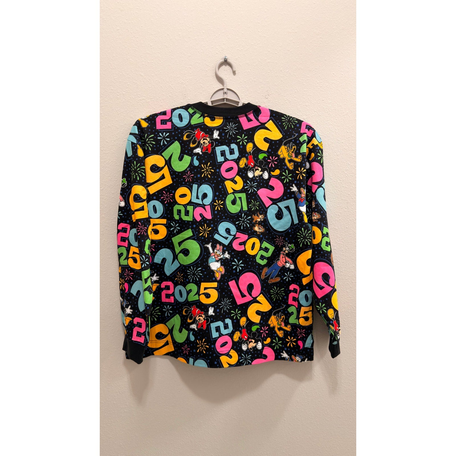 Walt Disney World 2025 Mickey & Friends Crewneck Sweatshirt Medium NWT