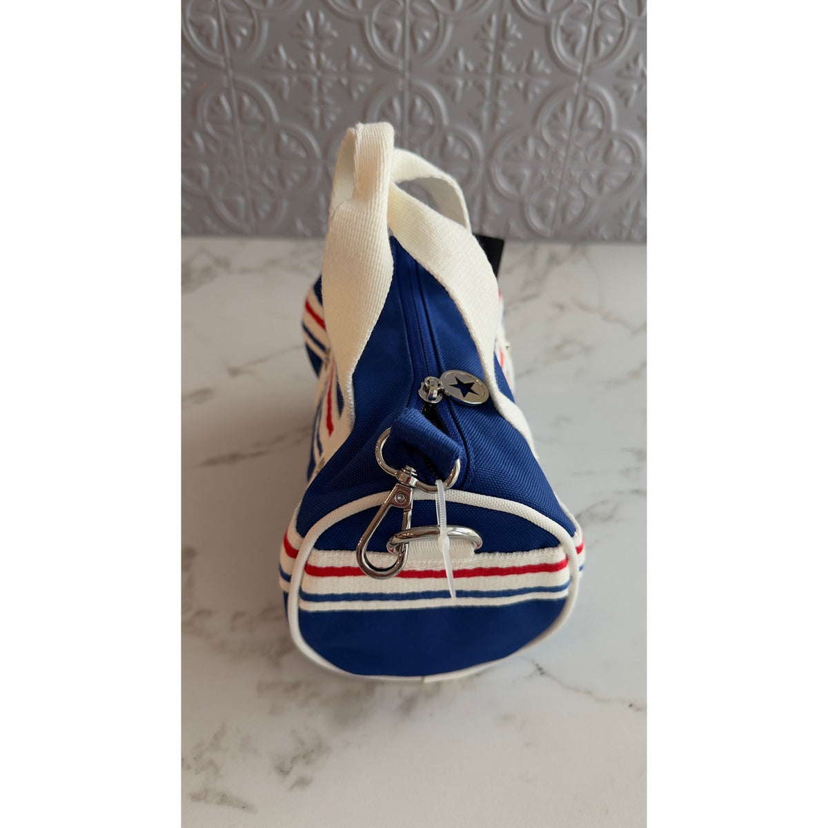 Converse Chuck Taylor Mini Duffel Shoulder Bag Blue Crossbody Purse NEW