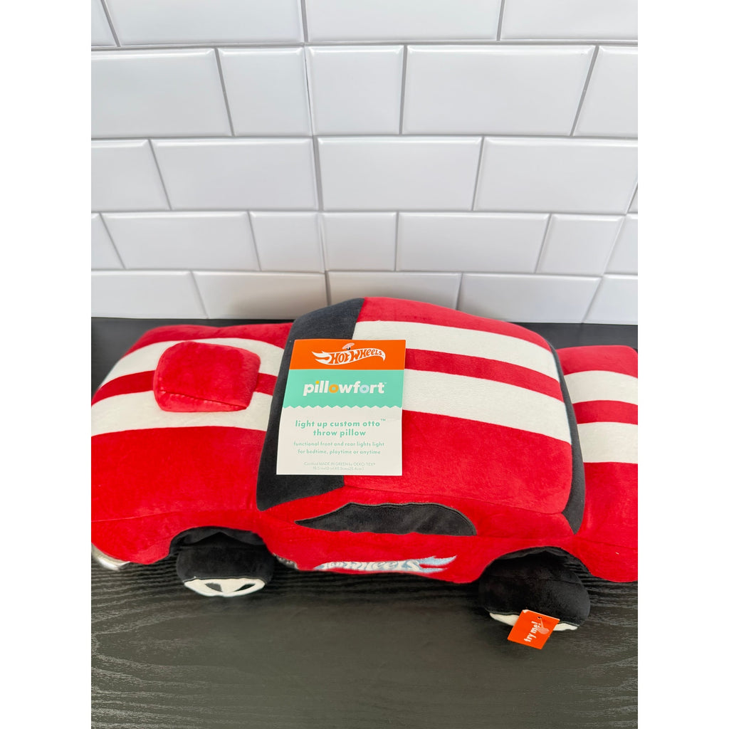 Hot Wheels Classic Light-Up Car Kids' Pillow - Hot Wheels by Pillowfort™ NWT