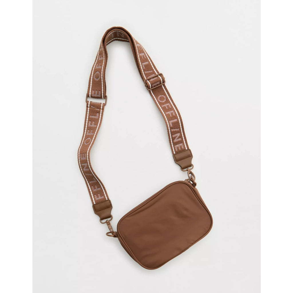 OFFLINE By Aerie Makin' Moves Crossbody Bag in Deep Earth (NWT)
