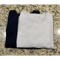 George Men’s Crewneck T-Shirt Bundle - 2 Pack - Size XL - Navy & Light Blue