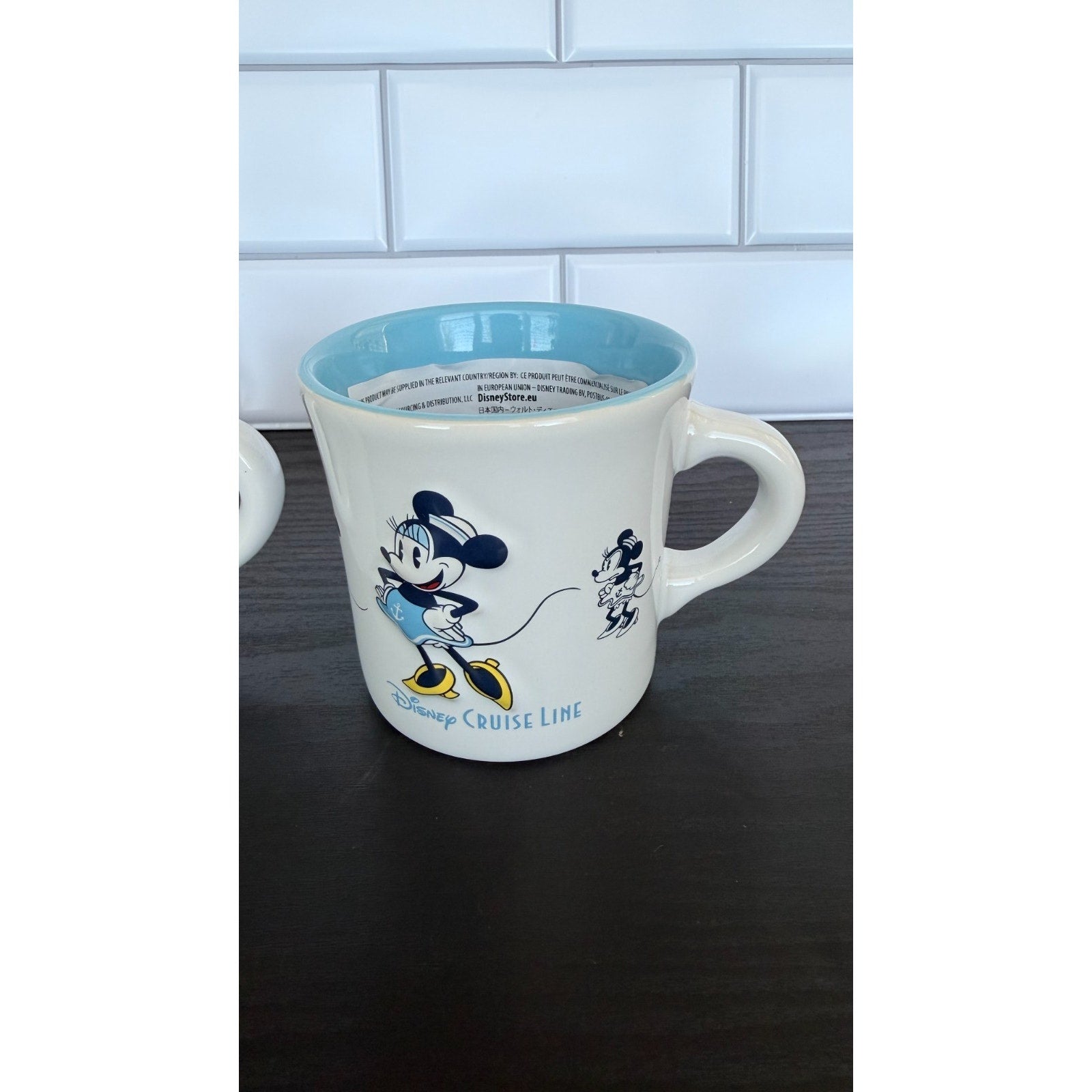 Disney Cruise Line 8oz Diner Mug Set - Mickey, Minnie, & Chip ‘n Dale NEW