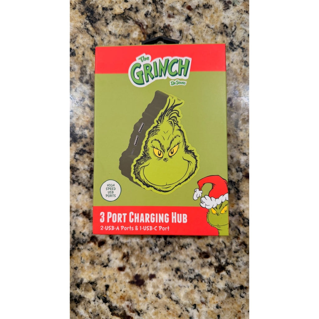 NWT CultureFly The Grinch 3-Port Charging Hub