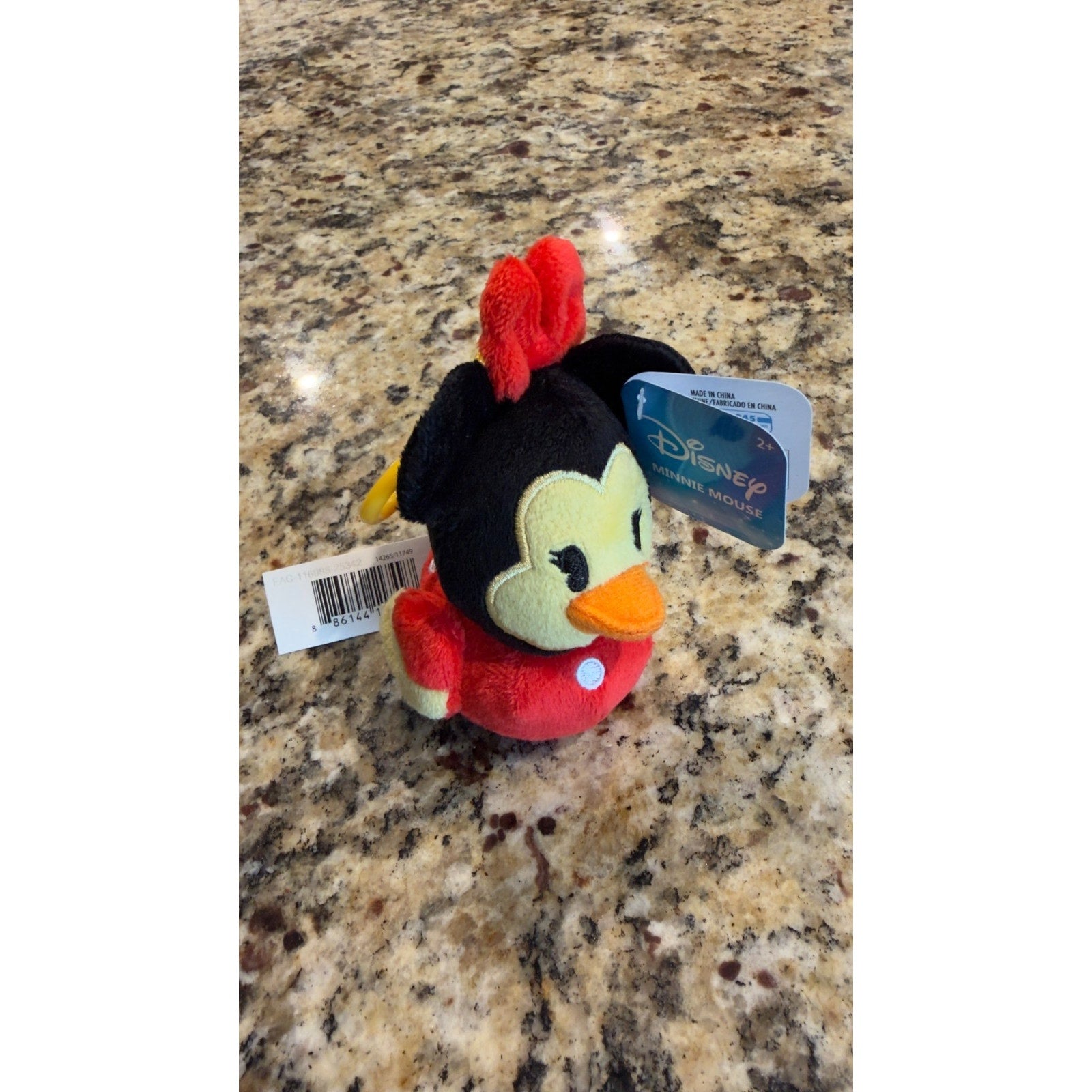 NEW, Disney Duckalooz - Plush Duck Clip - Choose your Character - NEW