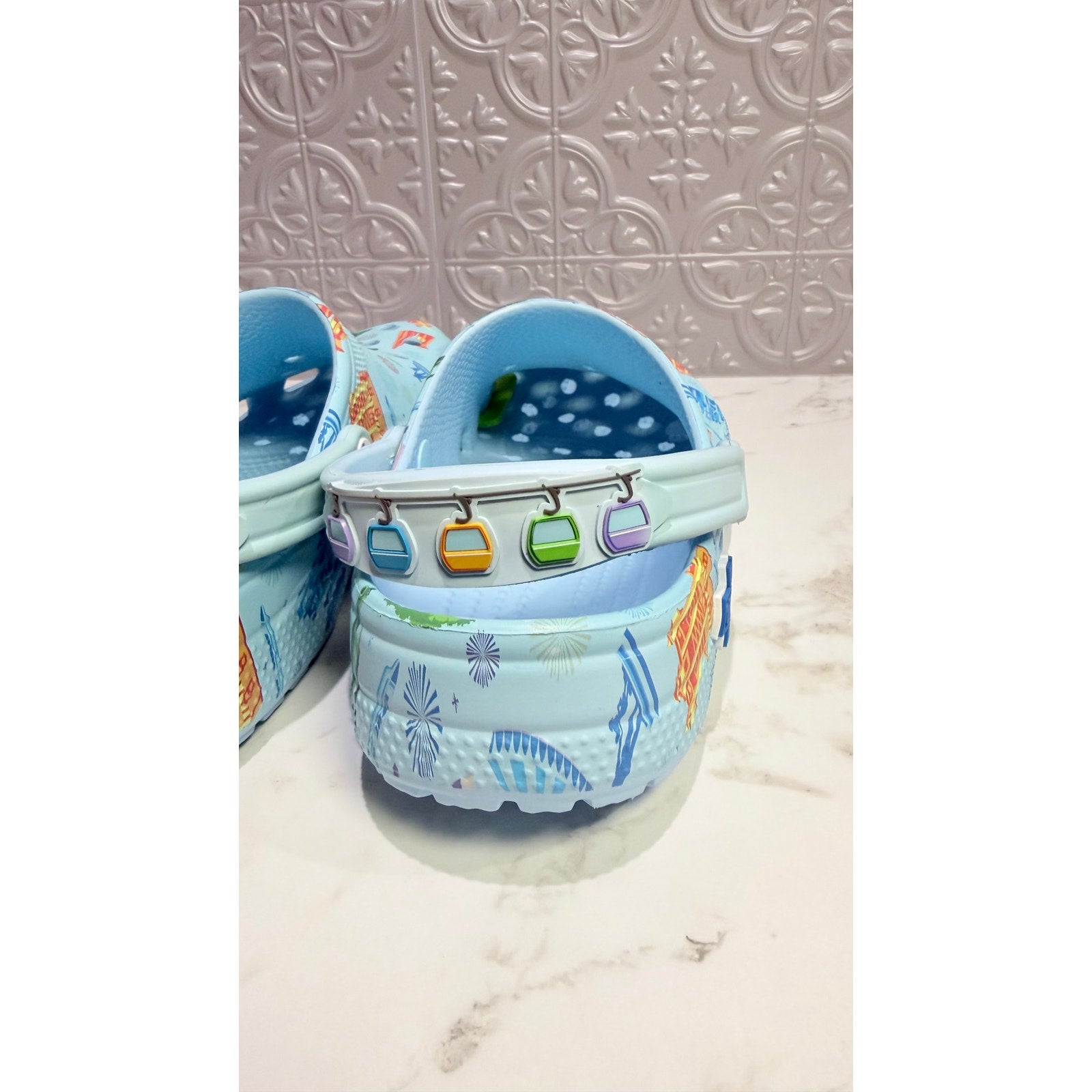 Crocs x Disney Parks WDW Icons Light Blue Adult Men's 10 / Women's 12