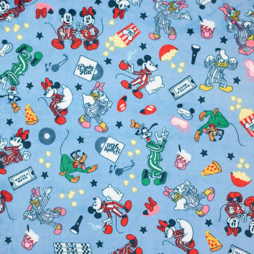 Disney Mickey and Friends Pajama Party Throw Blanket (60"x72") | Plush Throw NEW