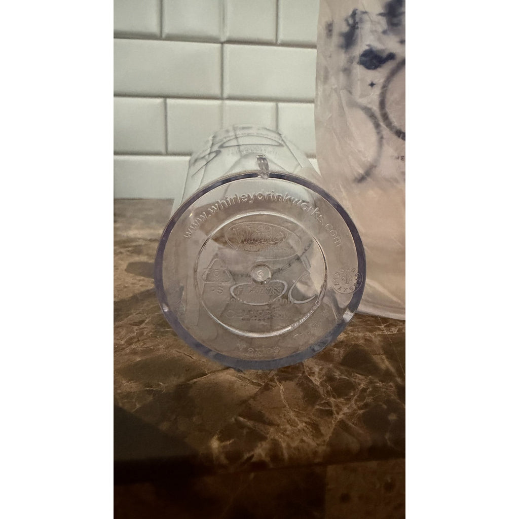 Walt Disney World 50th Anniversary Clear Plastic Cups - NEW Set of 8