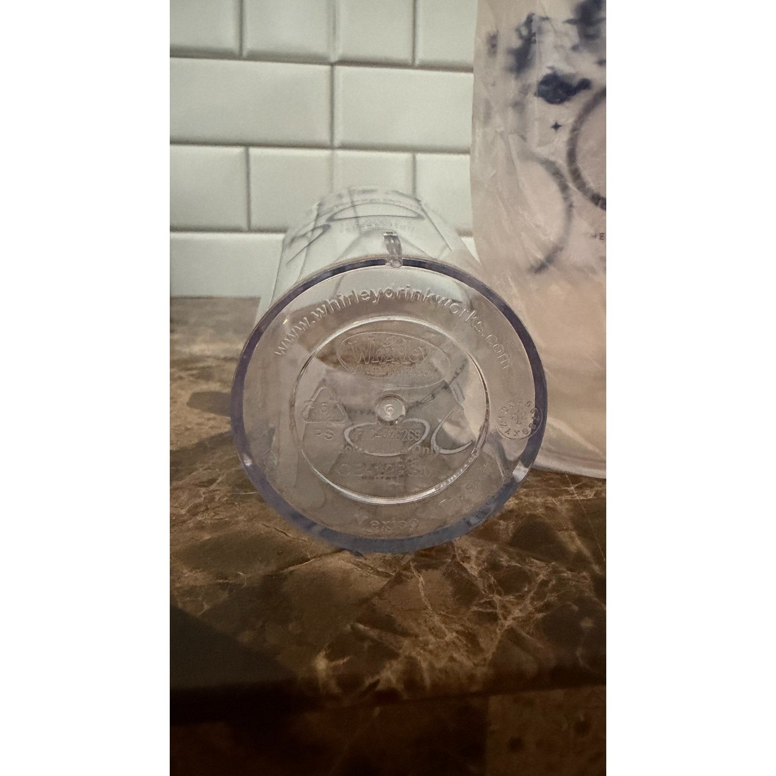 Walt Disney World 50th Anniversary Clear Plastic Cups - NEW Set of 8