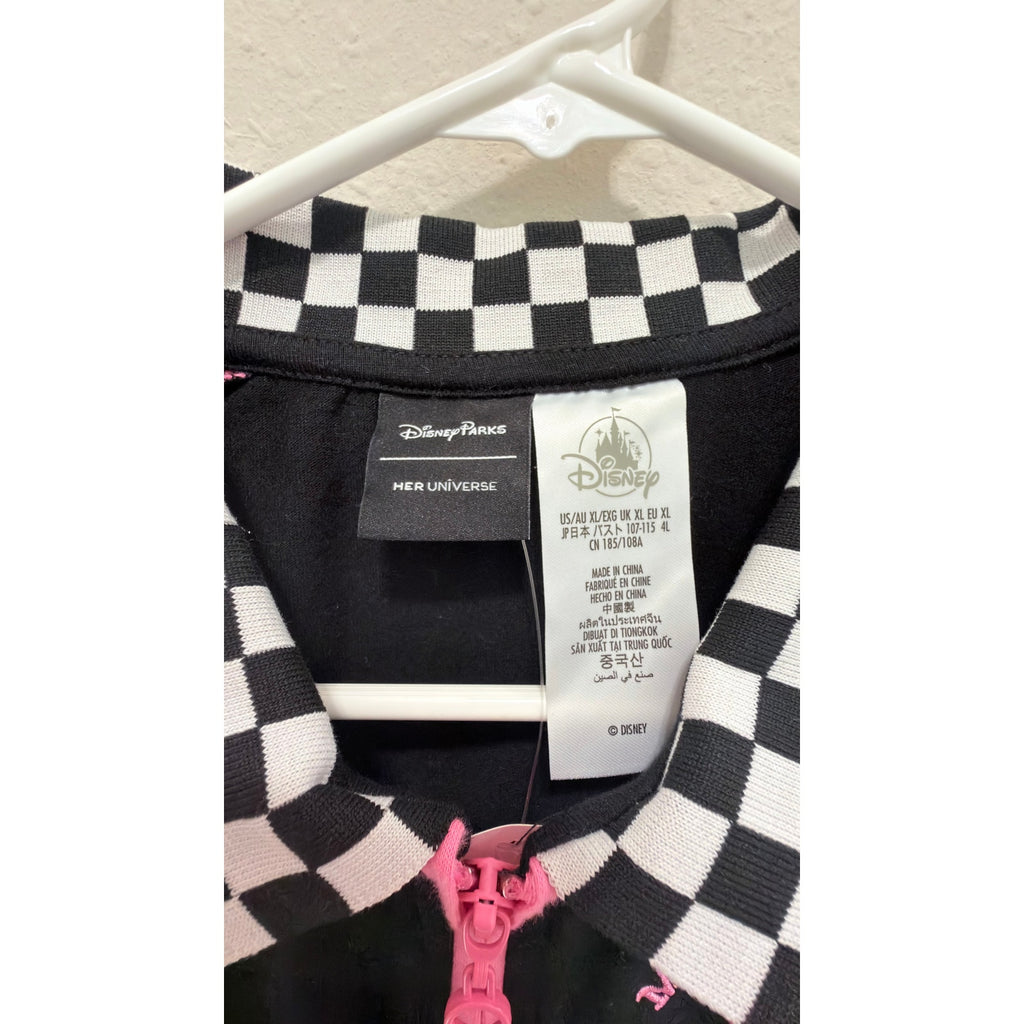 NWT Disney Parks Minnie Mouse Racing Team Jersey Girls Size XL