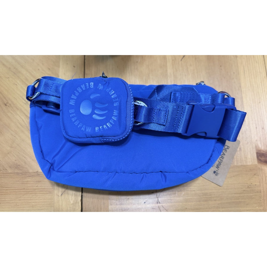 New Bearpaw Nylon Belt Bag with Detachable Change Pouch - Bright Blue