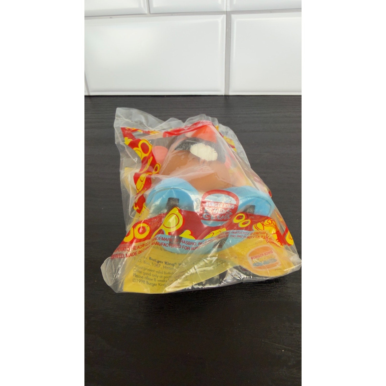 Vintage 1998 Burger King Kids Club Toy - Mr. Potato Head: Spinning Spud