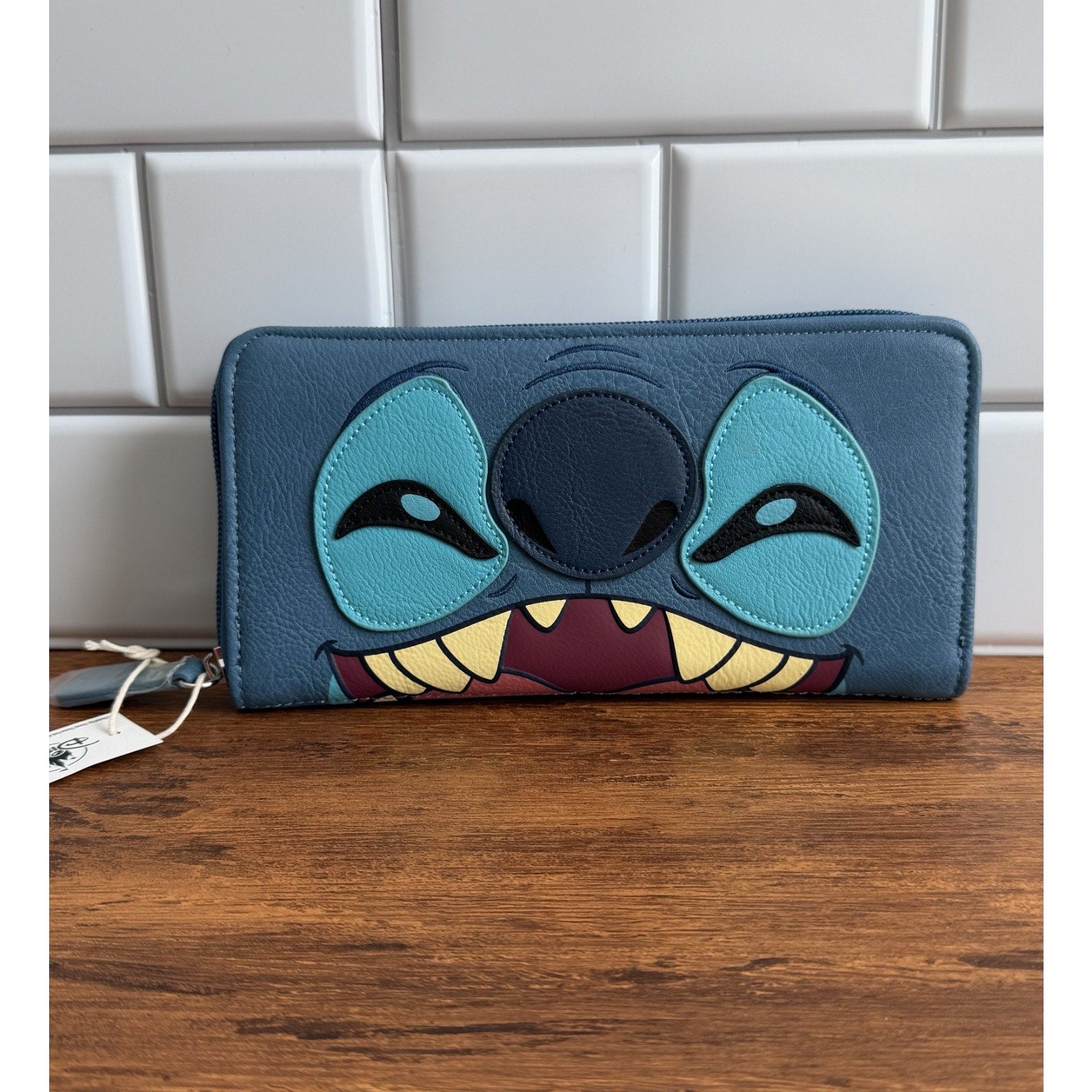 Disney Parks x Loungefly Stitch Zip-Around Wallet NWT