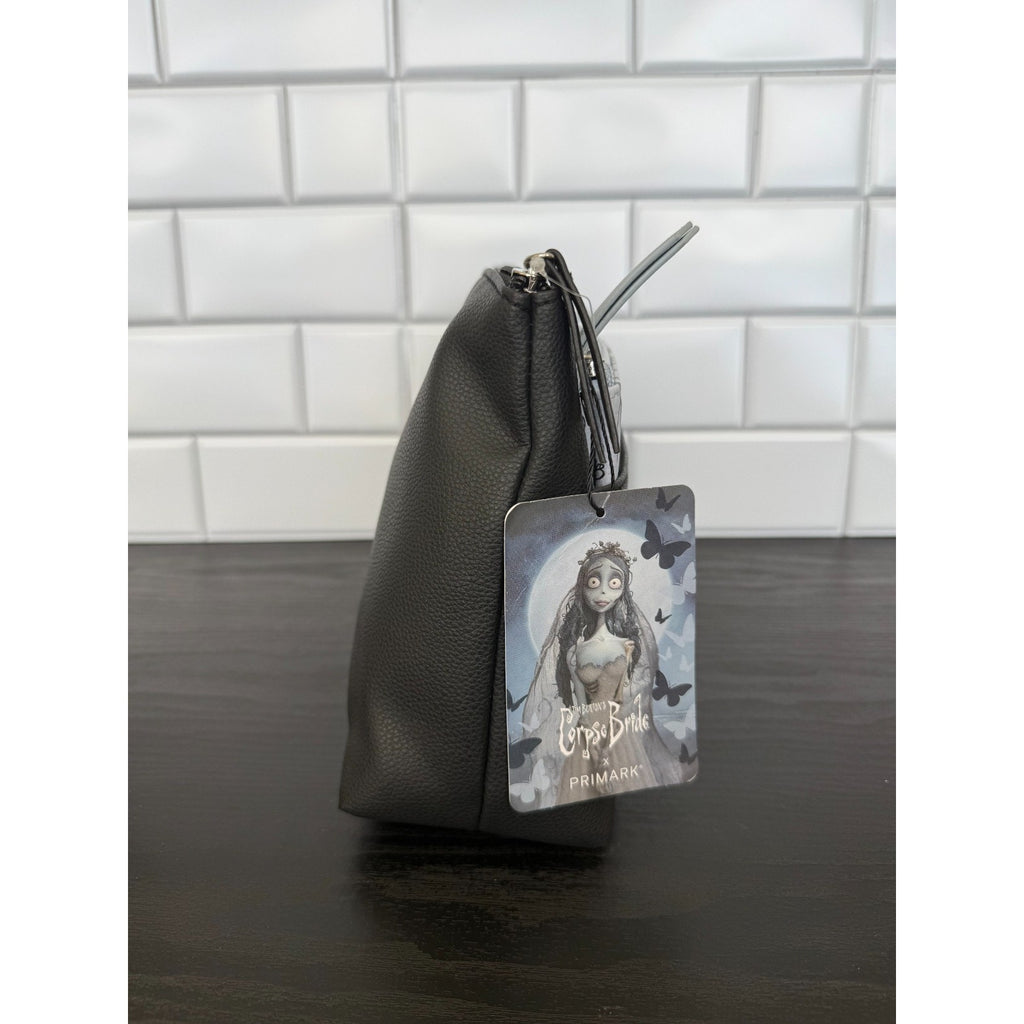 Primark Tim Burton Corpse Bride 2pc Makeup Bag Clutch Set NWT