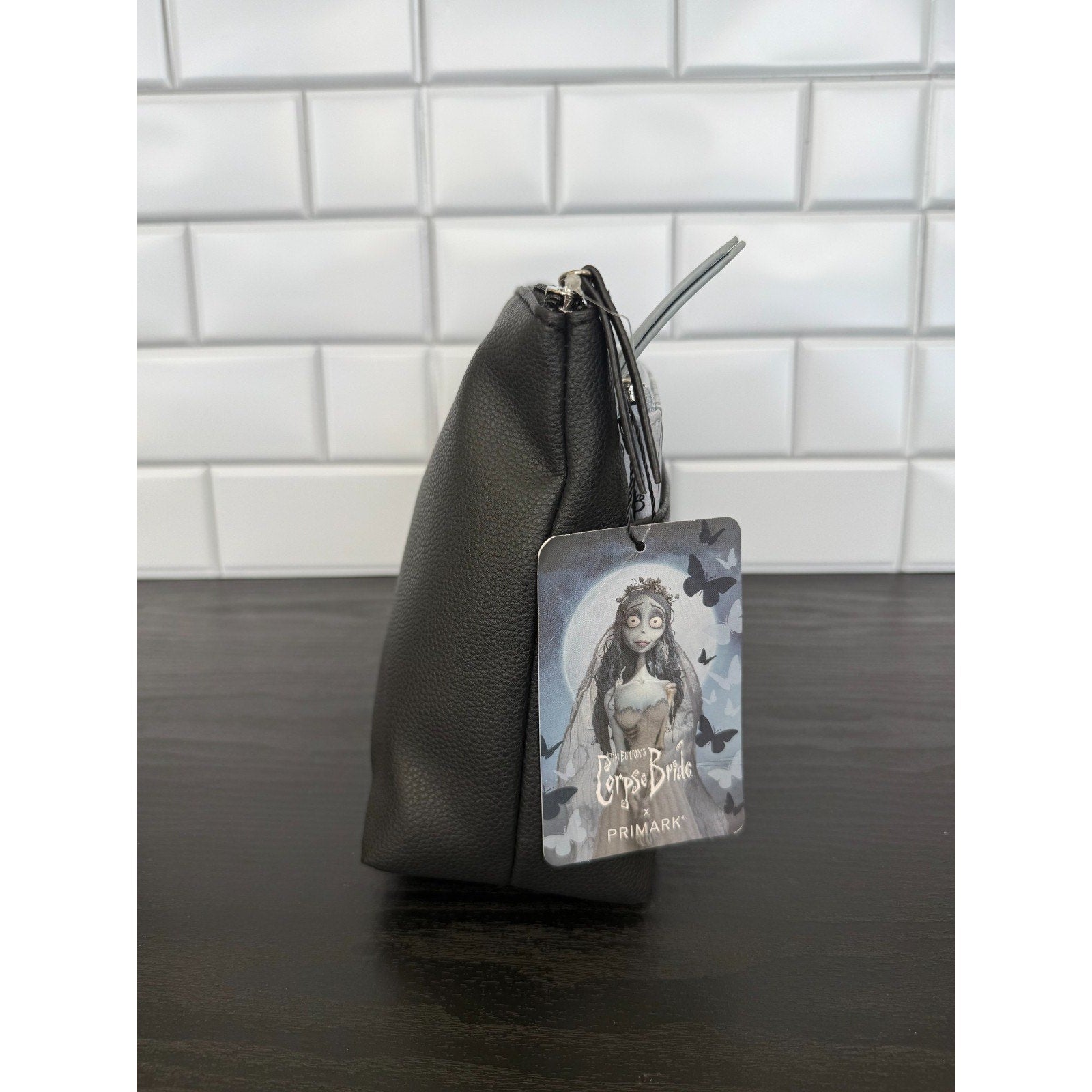 Primark Tim Burton Corpse Bride 2pc Makeup Bag Clutch Set NWT