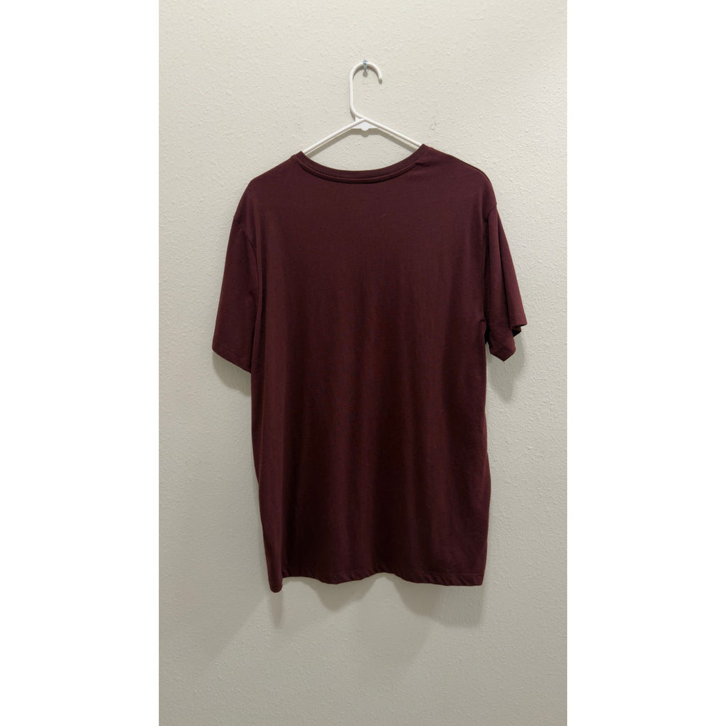 Goodfellow & Co. Men's Lyndale V-Neck T-Shirt 2-Pack Size Large Blue/Burgundy