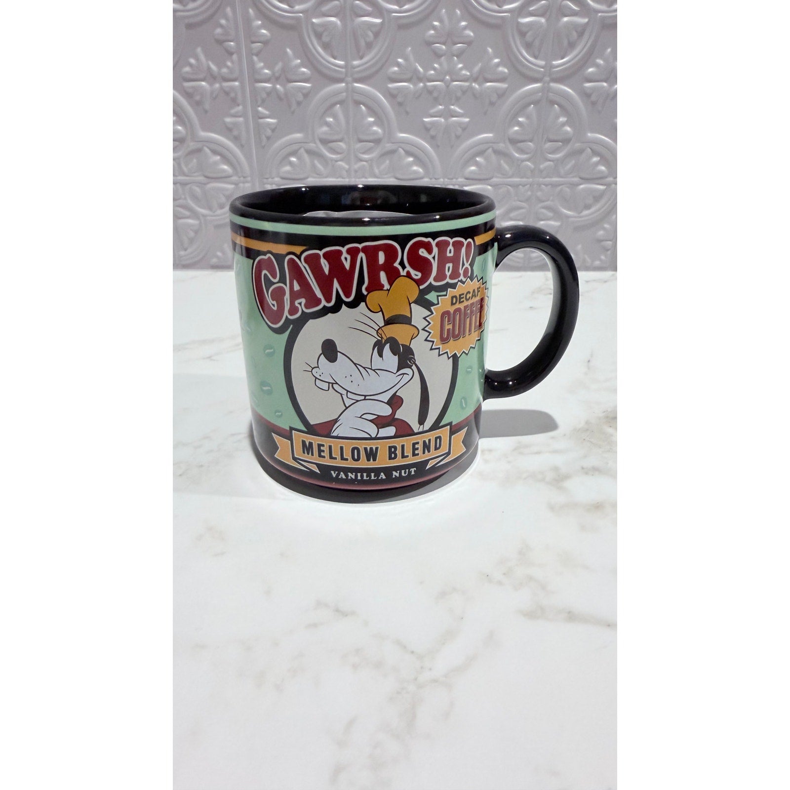 Disney Parks Goofy Gawrsh Decaf Coffee Mug 17 oz NEW