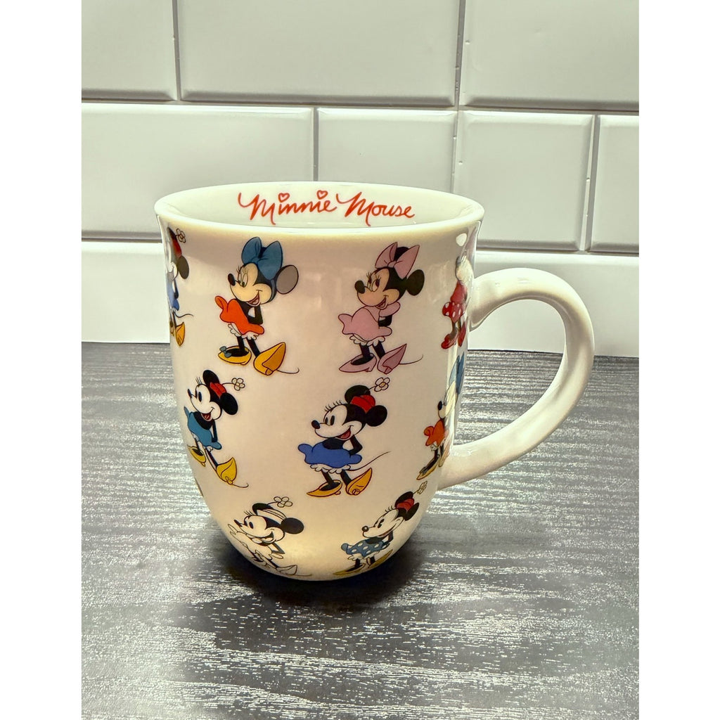 Disney Minnie Mouse Evolution Mug - Molded Ceramic 14 oz NEW