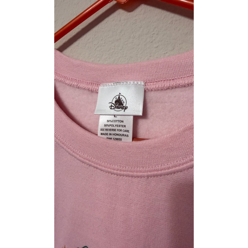NWT Disney World Holiday Sweatshirt - Pink 'Sweetest Time of the Year' - Large