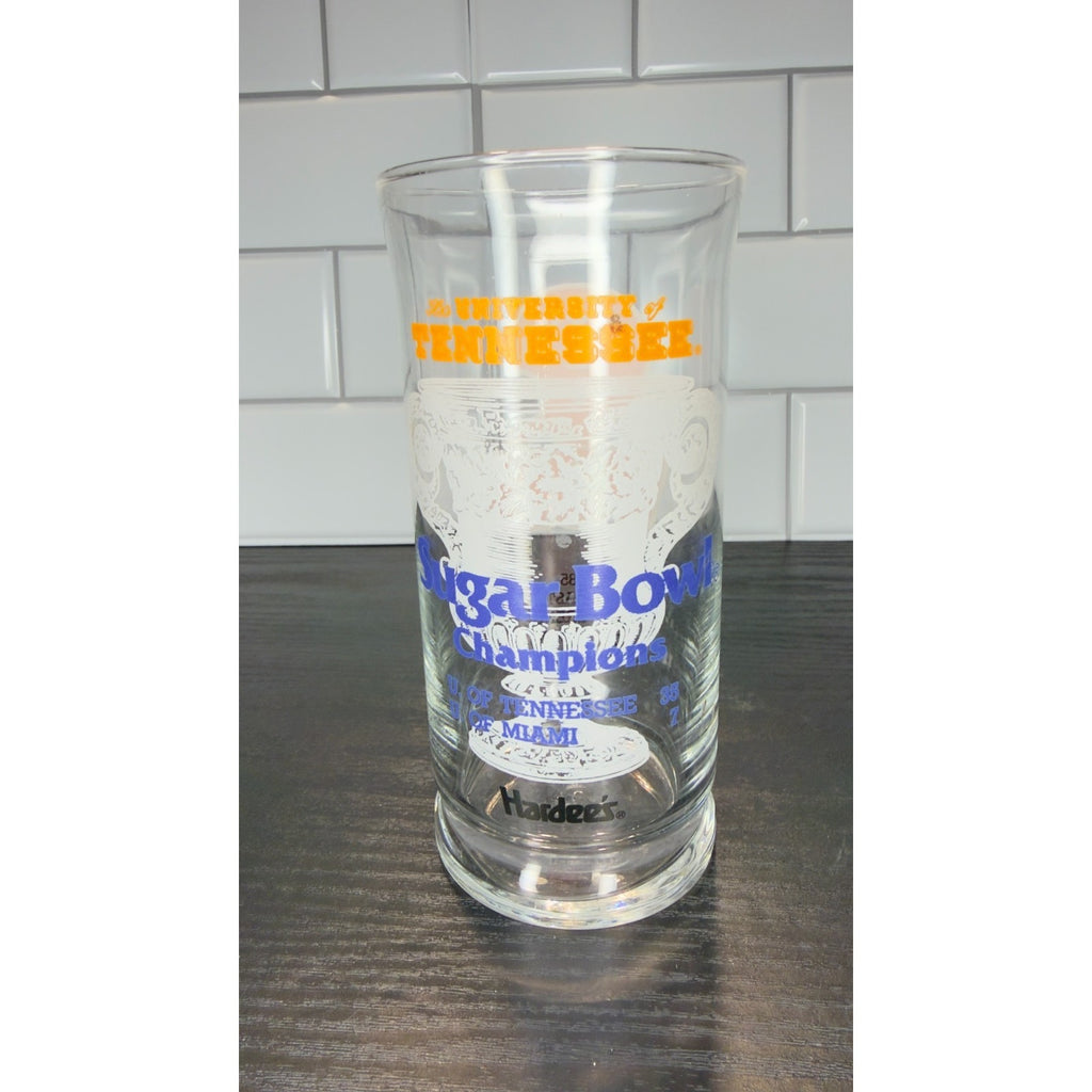 Vintage 1985 Hardee’s University of Tennessee Sugar Bowl Glass
