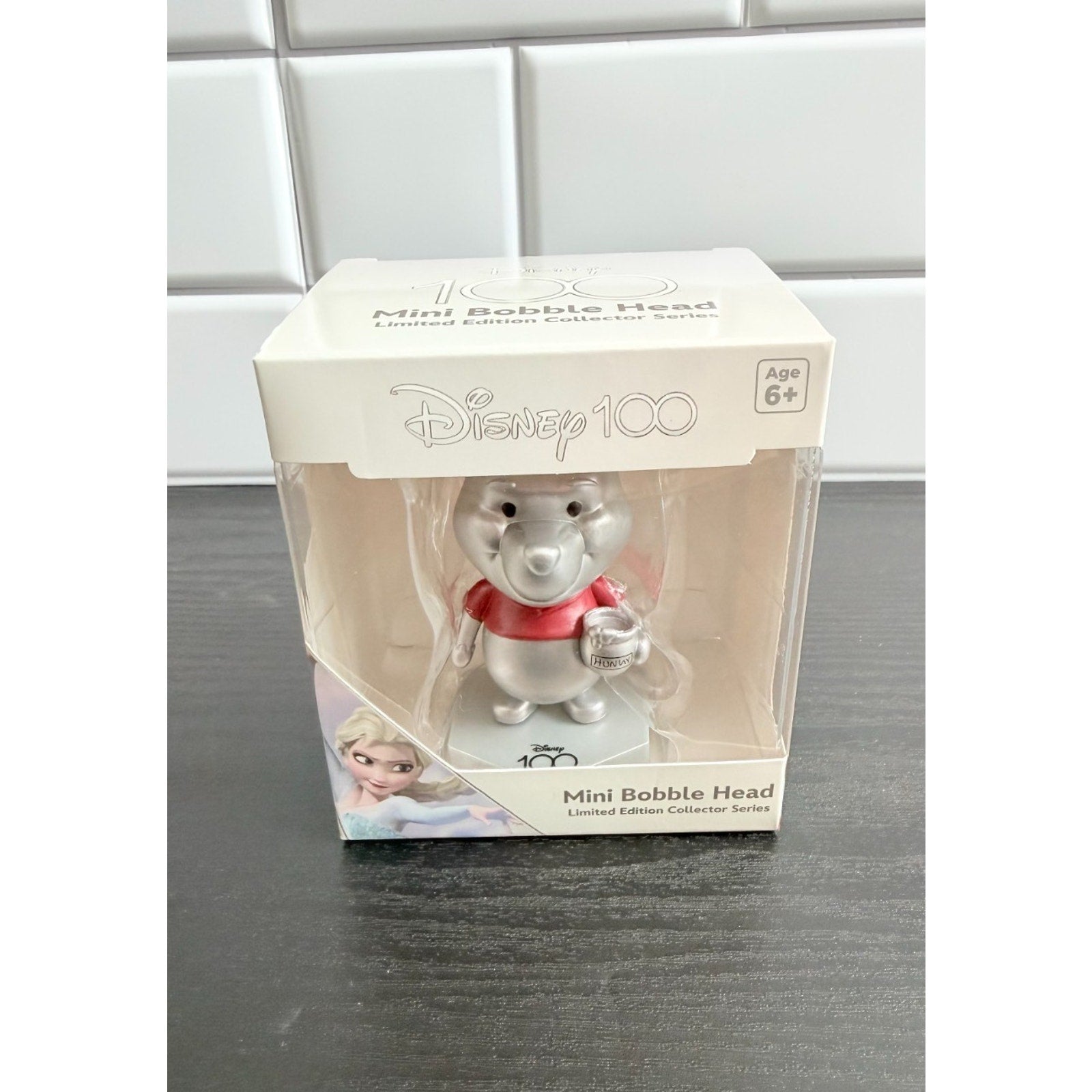 New! Disney 100 Mini Bobble Head COMPLETE SET of 4 Mickey, Minnie, Pooh, Stitch