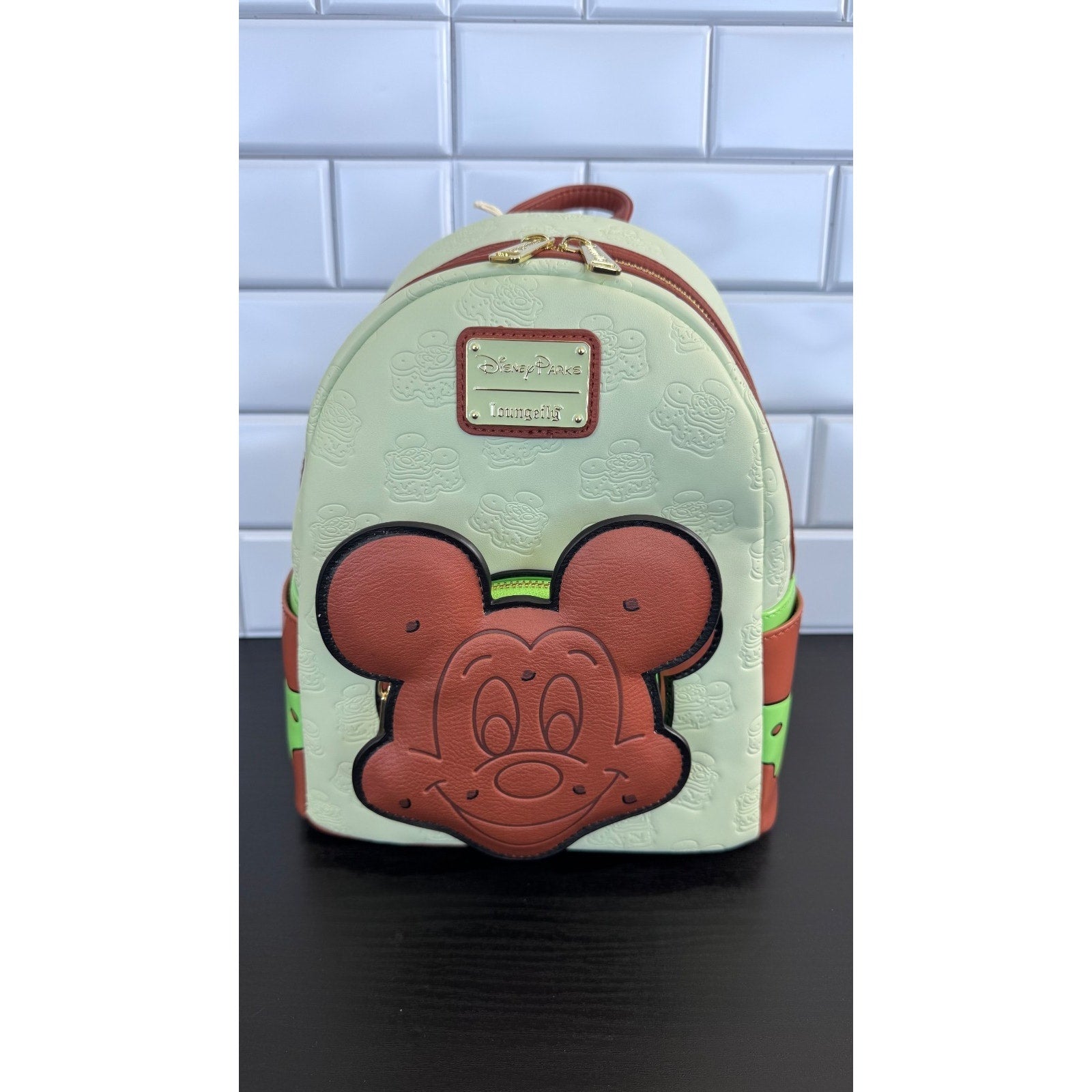Disney Parks x Loungefly Eats Mint Ice Cream Sandwich Mini Backpack