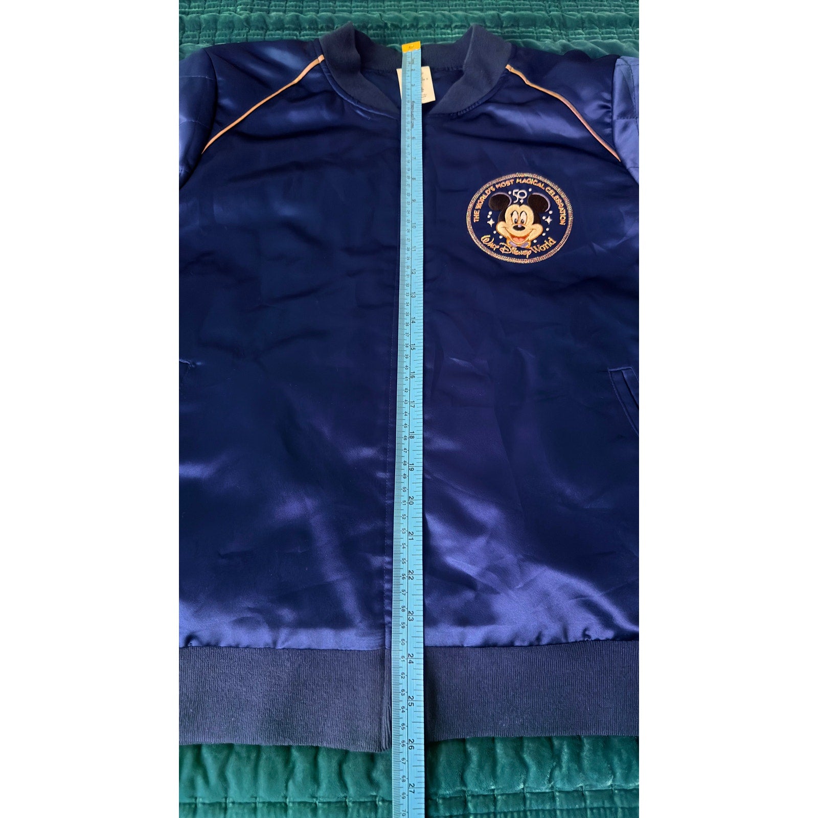 Walt Disney World 50th Anniversary Women's Bomber Jacket Large