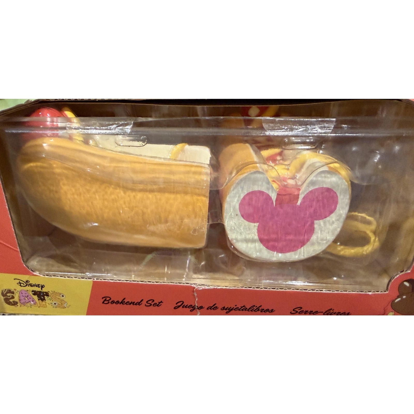 NEW Disney Parks Eats Snacks Collection Mickey Hot Dog Bookends