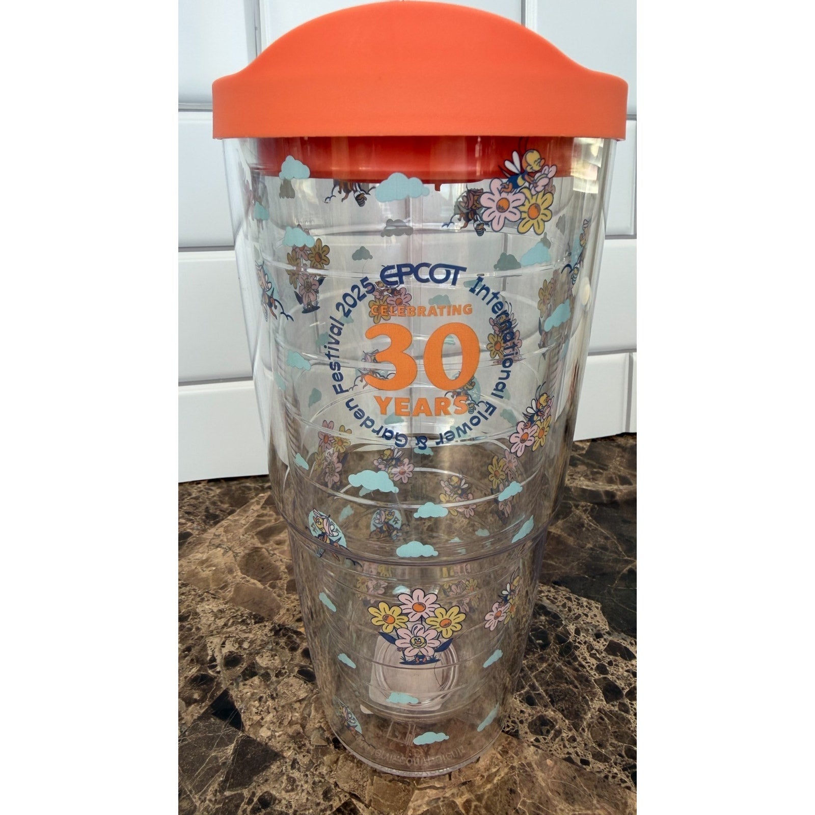 NEW Disney Tervis Tumbler - 2025 Epcot Flower & Garden "Spike the Bee" - 24oz