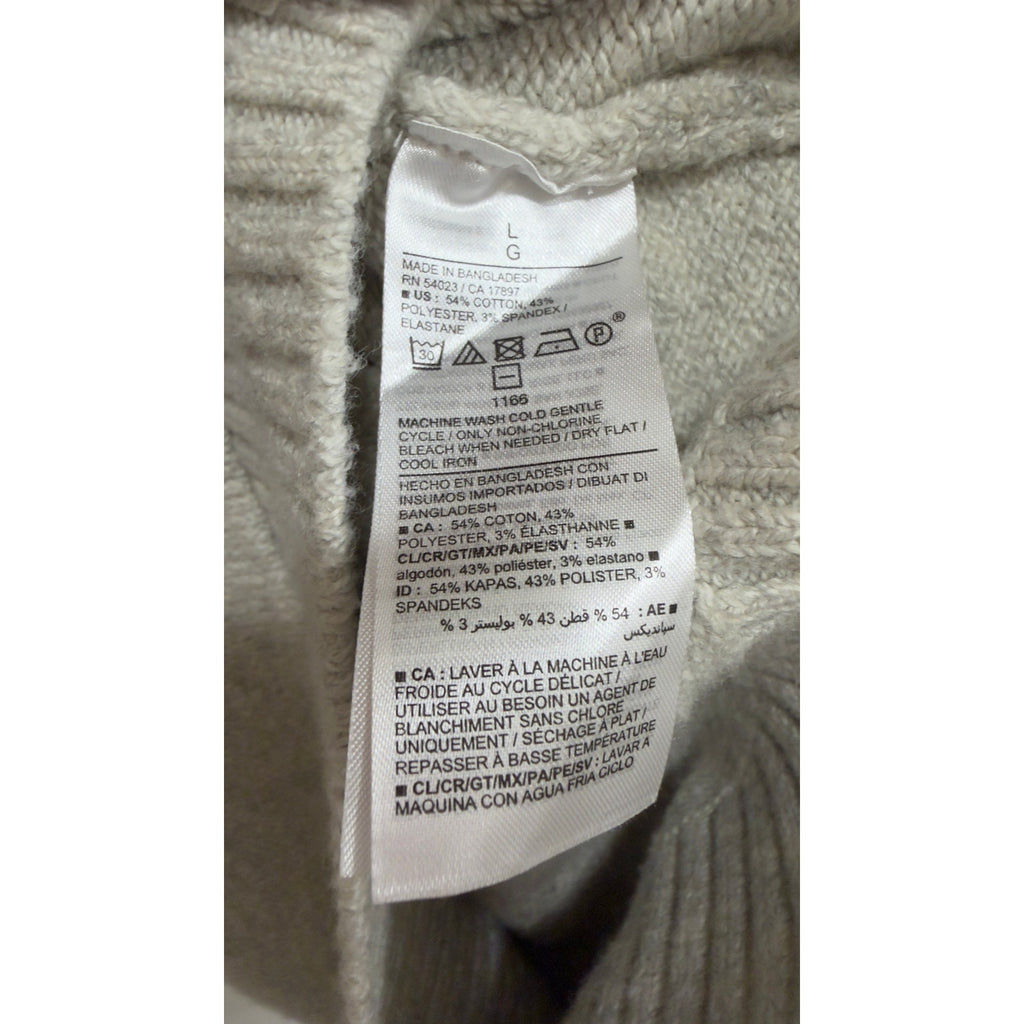 Old Navy Go-Recycled Fair Isle Knit Pullover Hoodie Sweater Men's Large